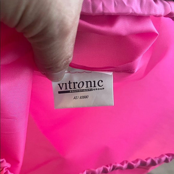 M&M's Pink Drawstring Backpack - Picture 3 of 3